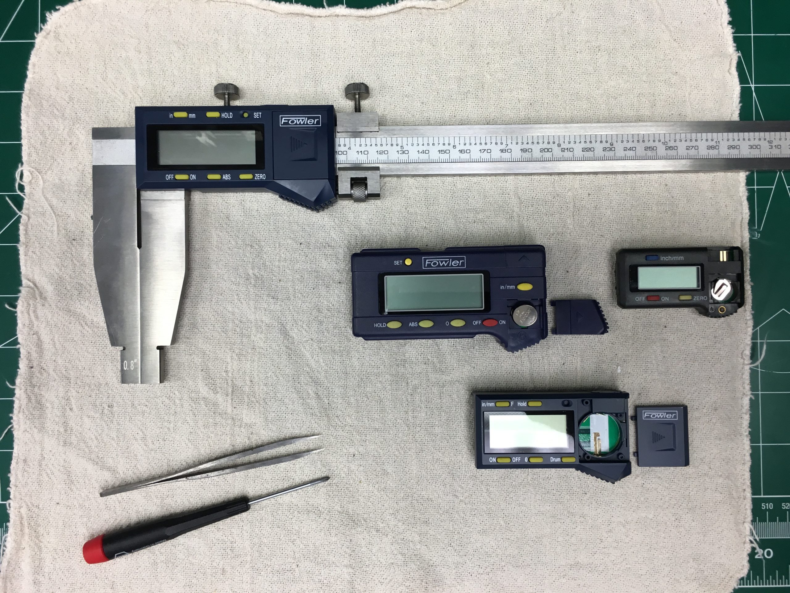 Replacement Modules for Fowler Digital Calipers